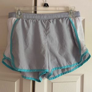 Old Navy active shorts in blue and gray
